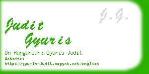 judit gyuris business card